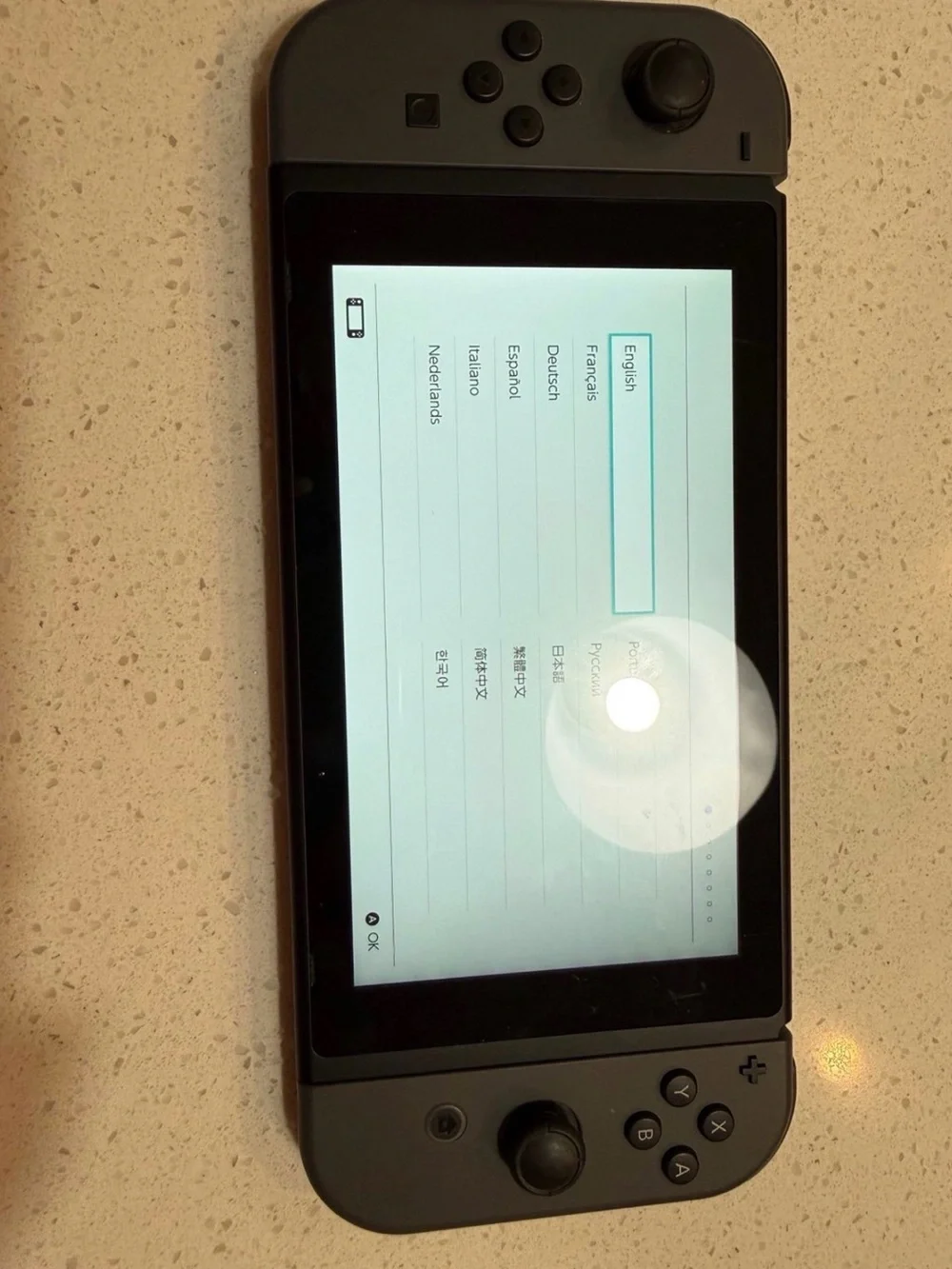 Nintendo Switch Console with Gray Joy-Con Controllers
